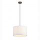 Pendule, Lustre suspendate - Lustra suspendata cu abajur plusat Chelsea