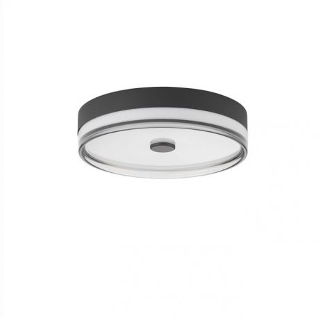 Plafoniere - Plafoniera LED HELIOS negru D-40cm