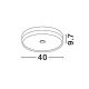Plafoniere - Plafoniera LED HELIOS negru D-40cm