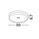 Plafoniere - Plafoniera LED HELIOS negru D-50cm