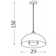 Pendule, Lustre suspendate - Lustra suspendata stil industrial Mars Burnt Orange