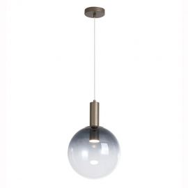 Pendule, Lustre suspendate - Lustra sticla cu lumina ambientala Ombre