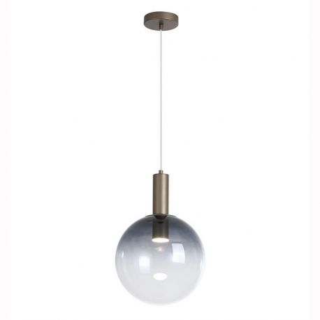 Pendule, Lustre suspendate - Lustra sticla cu lumina ambientala Ombre