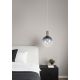 Pendule, Lustre suspendate - Lustra sticla cu lumina ambientala Ombre