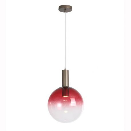 Pendule, Lustre suspendate - Lustra sticla cu lumina ambientala Ombre