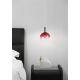 Pendule, Lustre suspendate - Lustra sticla cu lumina ambientala Ombre