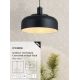 Pendule, Lustre suspendate - Lustra suspendata stil industrial Scotland negru