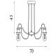 Pendule, Lustre suspendate - Lustra stil industrial Olivia 8Lt