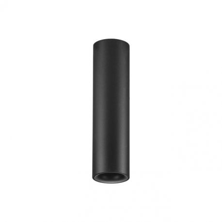 Plafoniere cu spoturi, Spoturi aplicate - Spot aplicat LED design tehnic LUISA negru, H-15cm