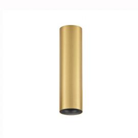 Plafoniere cu spoturi, Spoturi aplicate - Spot aplicat LED design tehnic LUISA auriu mat, H-15cm