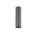 Spot aplicat LED design tehnic LUISA nickel negru, H-15cm