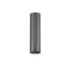 Spot aplicat LED design tehnic LUISA nickel negru, H-15cm