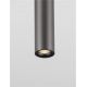 Plafoniere cu spoturi, Spoturi aplicate - Spot aplicat LED design tehnic LUISA nickel negru, H-15cm