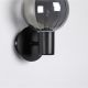 Iluminat pentru baie - Aplica baie Protectie IP44 metal negru, sticla fumurie Luminsphere