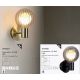 Iluminat pentru baie - Aplica baie Protectie IP44 metal negru, sticla fumurie Luminsphere