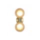 Corpuri de iluminat - Aplica baie Protectie IP44 metal alama, sticla champagne Luminsphere 2Lt