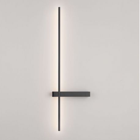 Aplice, corpuri de iluminat pentru pereti - Aplica ambientala LED CCT DANESSA negru 73cm