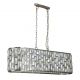 Candelabre, Lustre - Lustra metal alama antic, sticla sampanie Bijou 8Lt