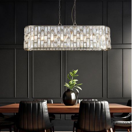 Candelabre, Lustre - Lustra metal alama antic, sticla sampanie Bijou 8Lt