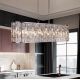Candelabre, Lustre - Lustra metal cromat, sticla transparenta Bijou 8Lt