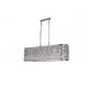 Candelabre, Lustre - Lustra metal cromat, sticla transparenta Bijou 8Lt