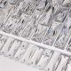 Candelabre, Lustre - Lustra metal cromat, sticla transparenta Bijou 8Lt