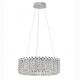 Candelabre, Lustre - Lustra suspendata crom, cristale sticla CELYSIA 60cm
