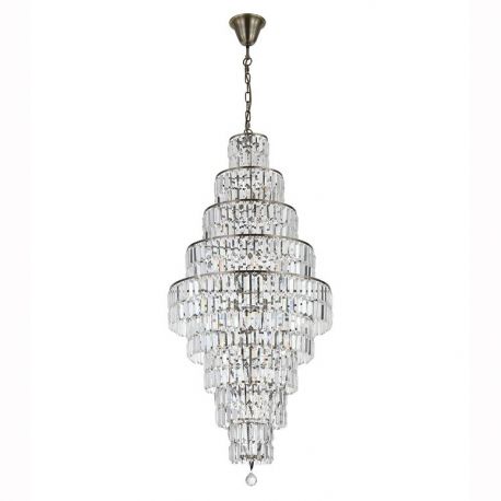 Corpuri de iluminat Lustre pentru casa scarii - Lustra casa scarii cristal Empire 13L