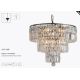 Candelabre, Lustre - Lustra metal alama antic, cristal transparent Empire 5L