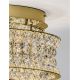 Lustre aplicate - Lustra aplicata LED auriu, cristale sticla CELYSIA 60cm