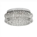 Lustra aplicata LED crom, cristale sticla CELYSIA 60cm