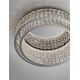 Lustre aplicate - Lustra aplicata LED crom, cristale sticla CELYSIA 60cm