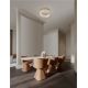 Lustre aplicate - Lustra aplicata LED crom, cristale sticla CELYSIA 60cm