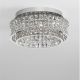 Lustre aplicate - Lustra aplicata LED crom, cristale sticla CELYSIA 50cm