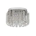 Lustra aplicata LED crom, cristale sticla CELYSIA 50cm