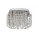 Lustre aplicate - Lustra aplicata LED crom, cristale sticla CELYSIA 50cm