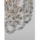 Lustre aplicate - Lustra aplicata LED crom, cristale sticla CELYSIA 50cm