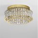 Lustre aplicate - Lustra aplicata LED auriu, cristale sticla CELYSIA 50cm