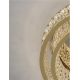 Lustre aplicate - Lustra aplicata LED auriu, cristale sticla CELYSIA 50cm