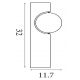 Aplice, corpuri de iluminat pentru pereti - Aplica de perete LED Shield