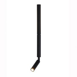 Aplice, corpuri de iluminat pentru pereti - Aplica de perete cu reader LED Architect negru