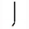 Aplica de perete cu reader LED Architect negru