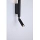Aplice, corpuri de iluminat pentru pereti - Aplica de perete cu reader LED Architect negru