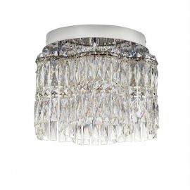 Lustra aplicata LED crom, cristale sticla NUVIA