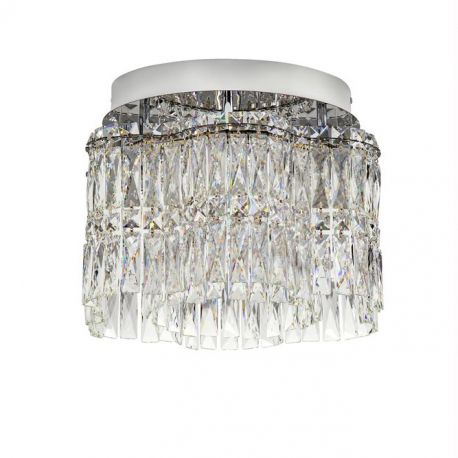 Lustre aplicate - Lustra aplicata LED crom, cristale sticla NUVIA
