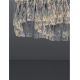 Lustre aplicate - Lustra aplicata LED crom, cristale sticla NUVIA