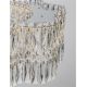 Pendule, Lustre suspendate - Lustra suspendata LED crom, cristale sticla NUVIA 60cm