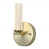 Aplica LED de perete baie metal alama IP44 Aberdeen