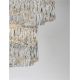 Pendule, Lustre suspendate - Lustra suspendata LED crom, cristale sticla NUVIA 60cm