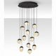 Pendule, Lustre suspendate - Lustra cu 12 pendule LED ALICIA